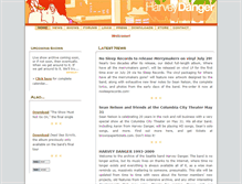 Tablet Screenshot of harveydanger.com